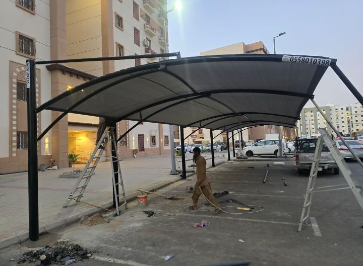 مظلات سيارات جده