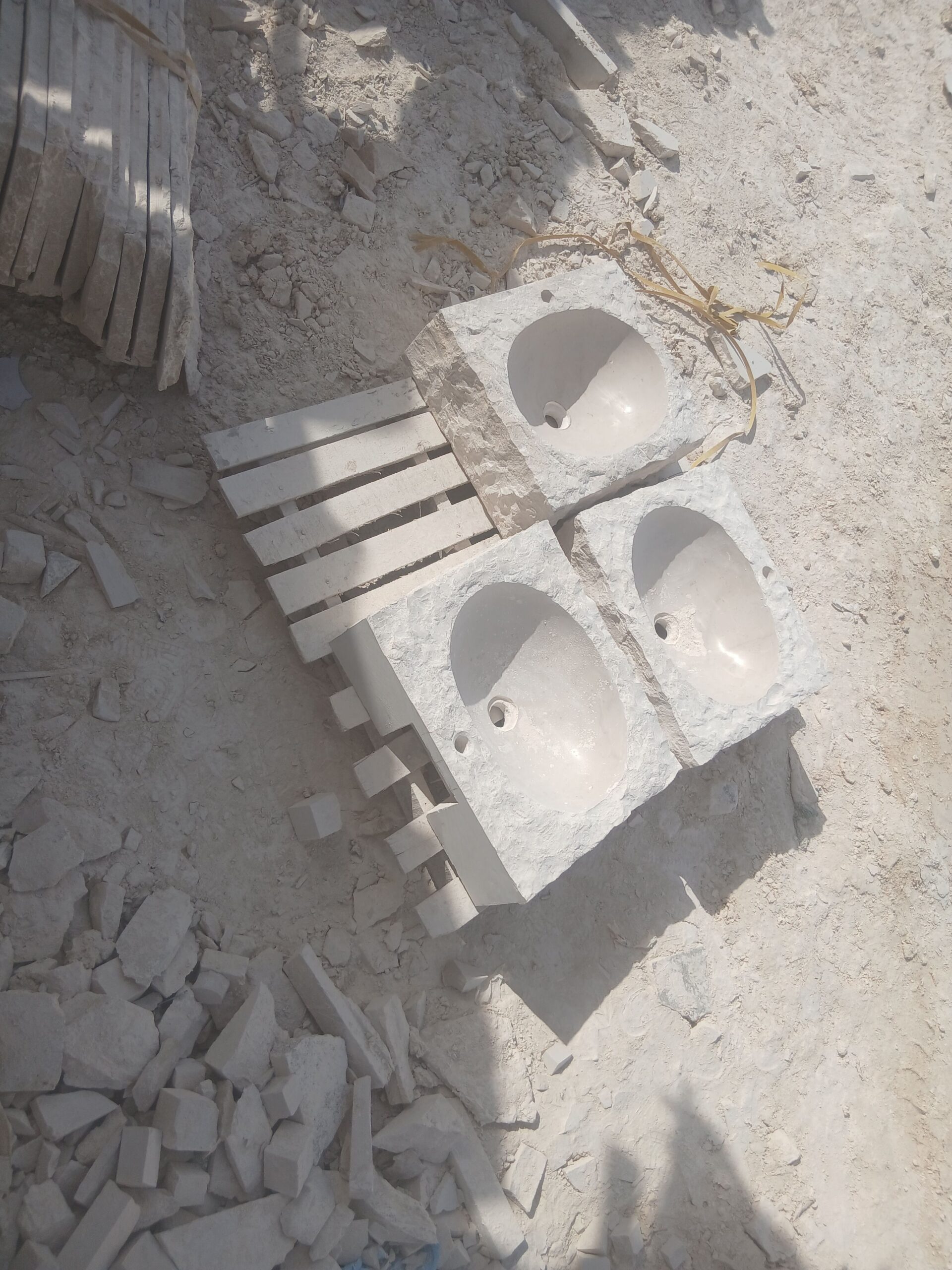 احواض وجه حبل حجر طبيعي