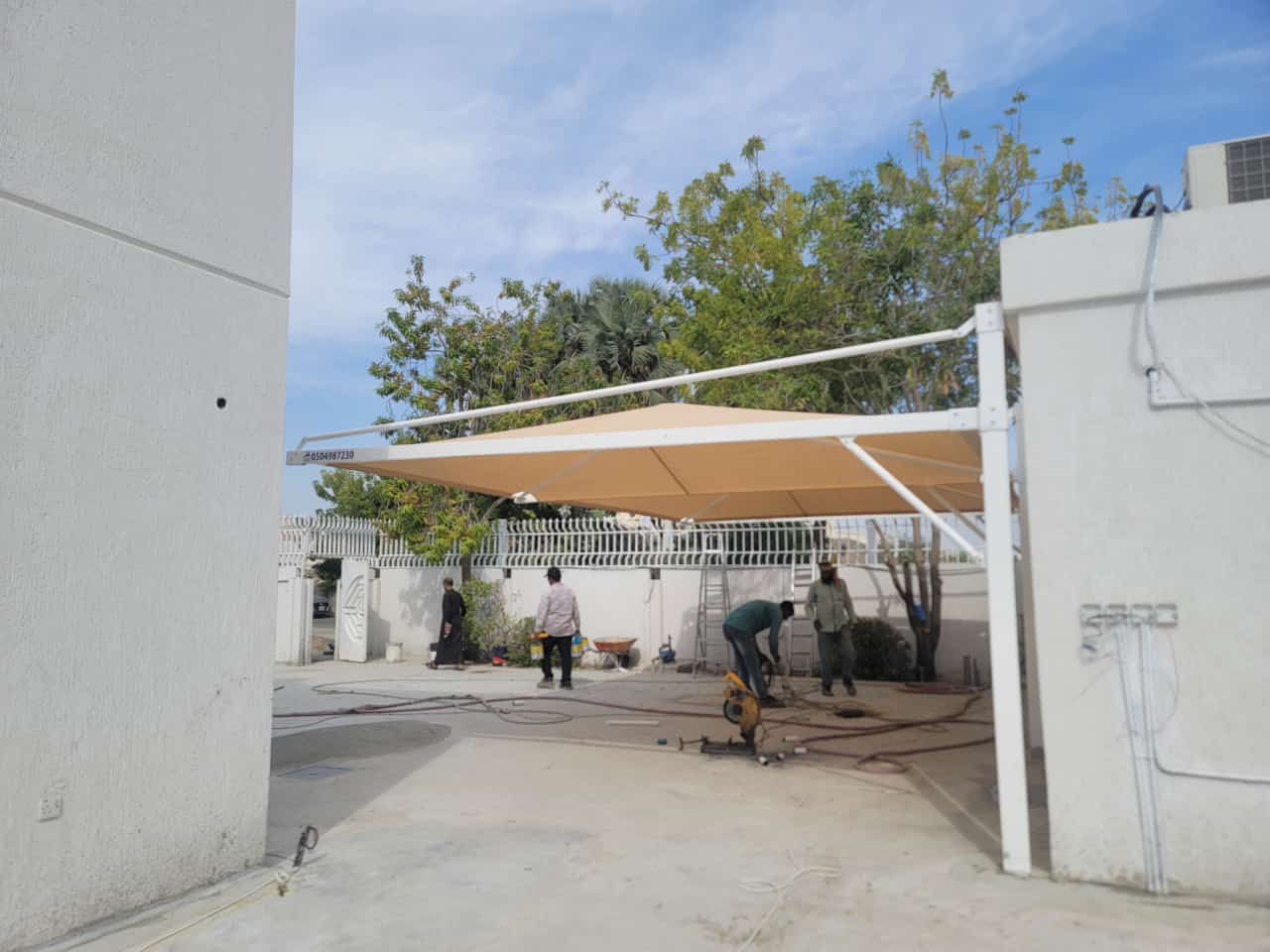 مظلات سيارات جده