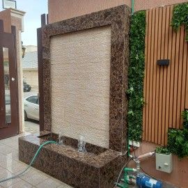 تصميم وتنفيذ الشلالات والنوافير