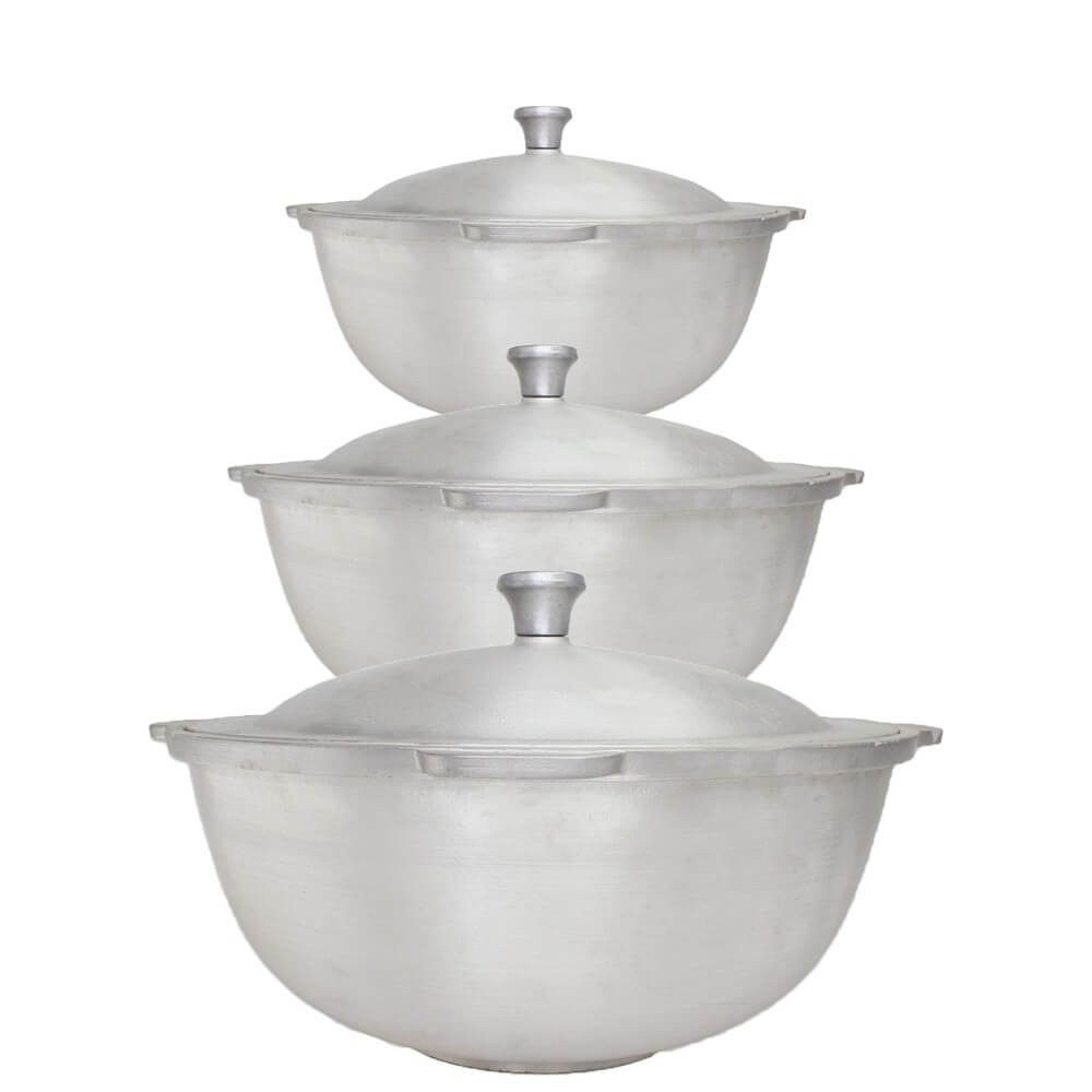 طقم قدور الرز البخاري 3 أحجام | سر الطعم الليذ وطب