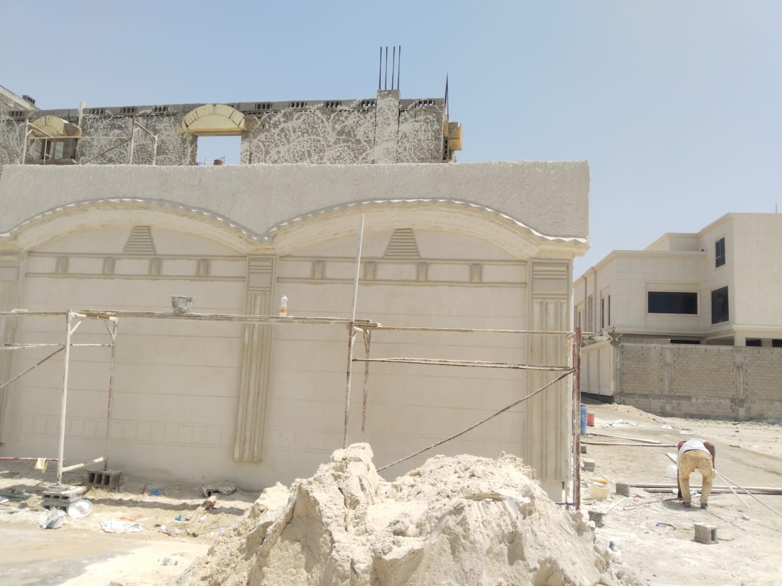 لياسه ملونه بديل الحجر الطبيعي واجهات خارجيه