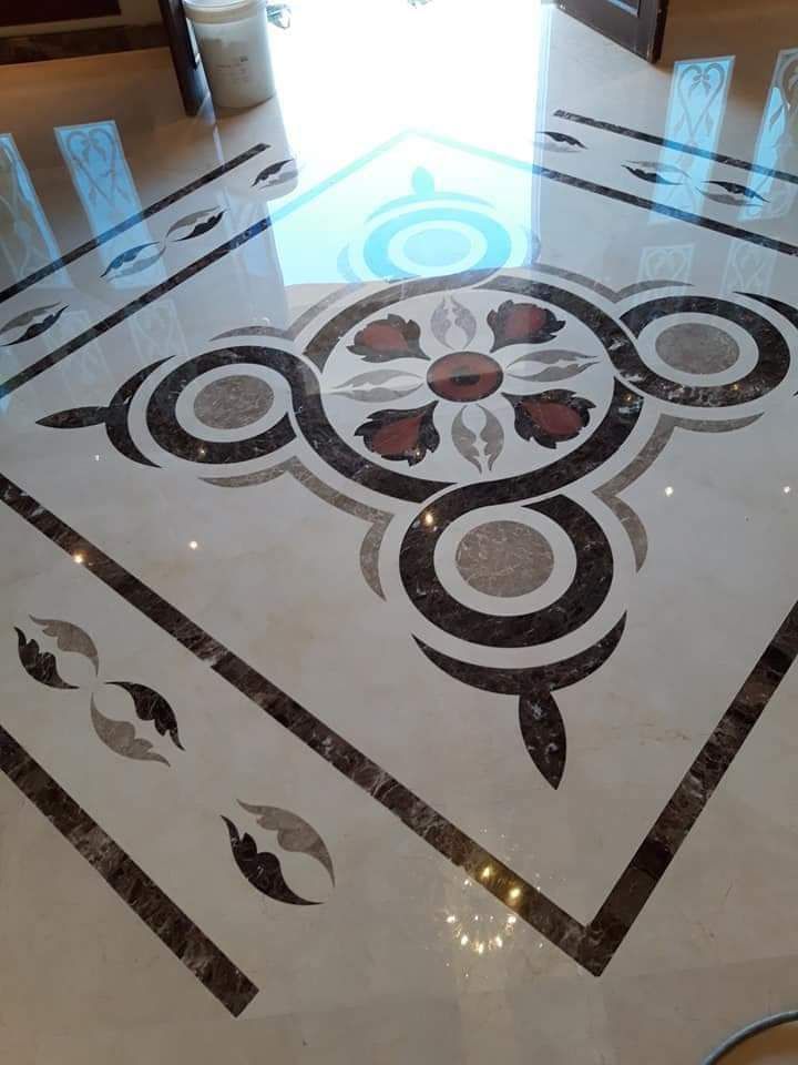 جلي بلاط تلميع رخام