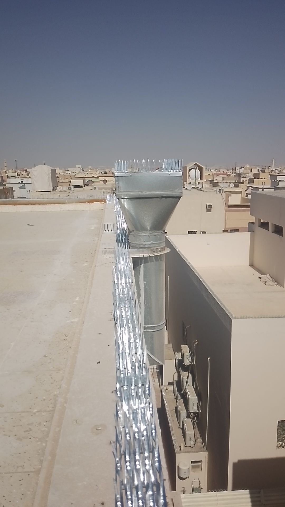 طارد حمام تركيب شبك اشواك مانع الطيور شركة تركيب ط