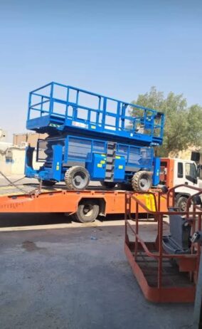 تأجير جميع الرافعات الشوكيه والسيزرات سيزر لفت مان