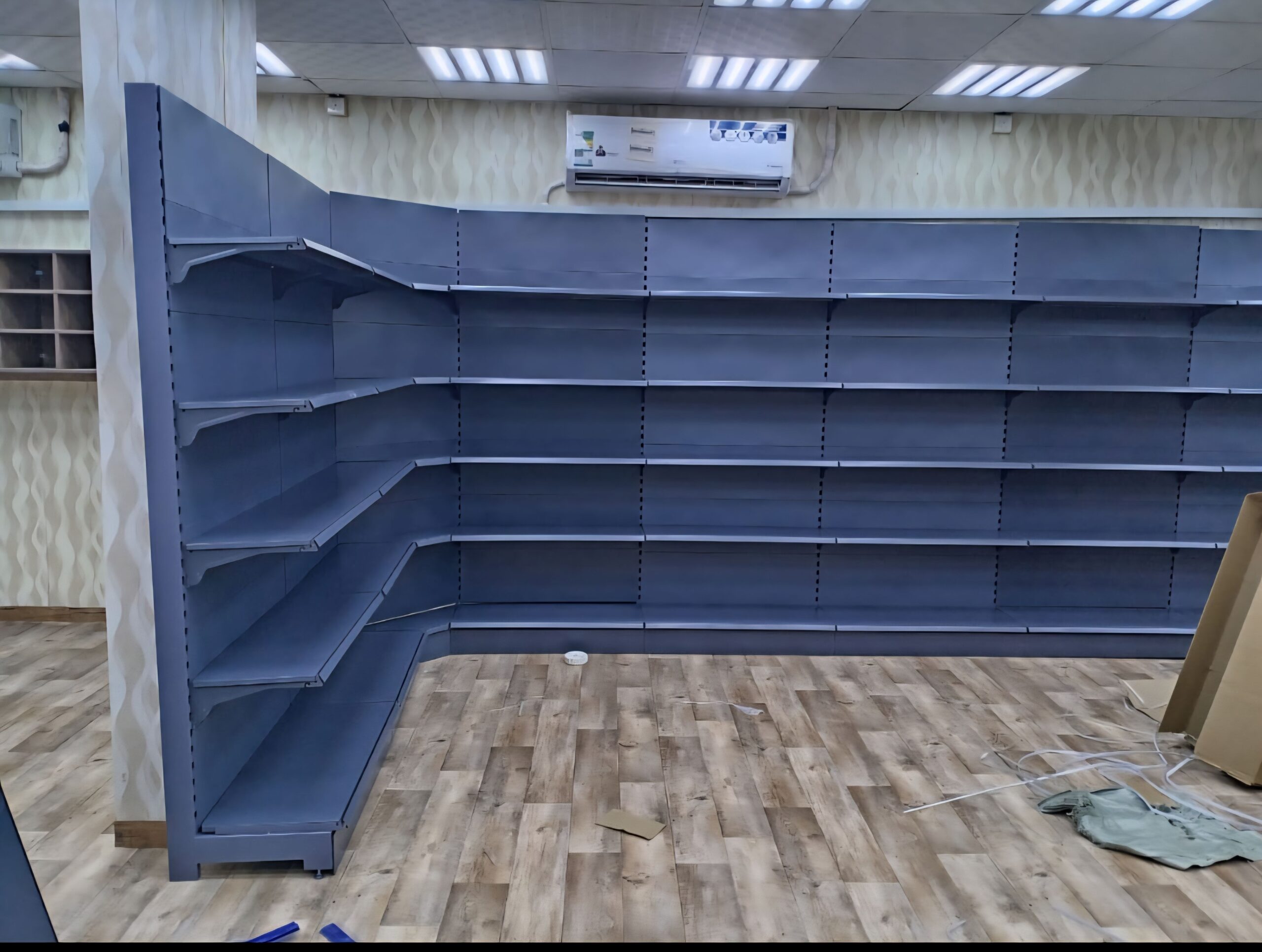 رفوف ارفف رف محل رفوف مستودع بقاله سوبر ماركت تموي