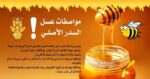 عسل سدر جبلى يمنى دوعينى ملكى مشبع بغذاء ملكات ناد