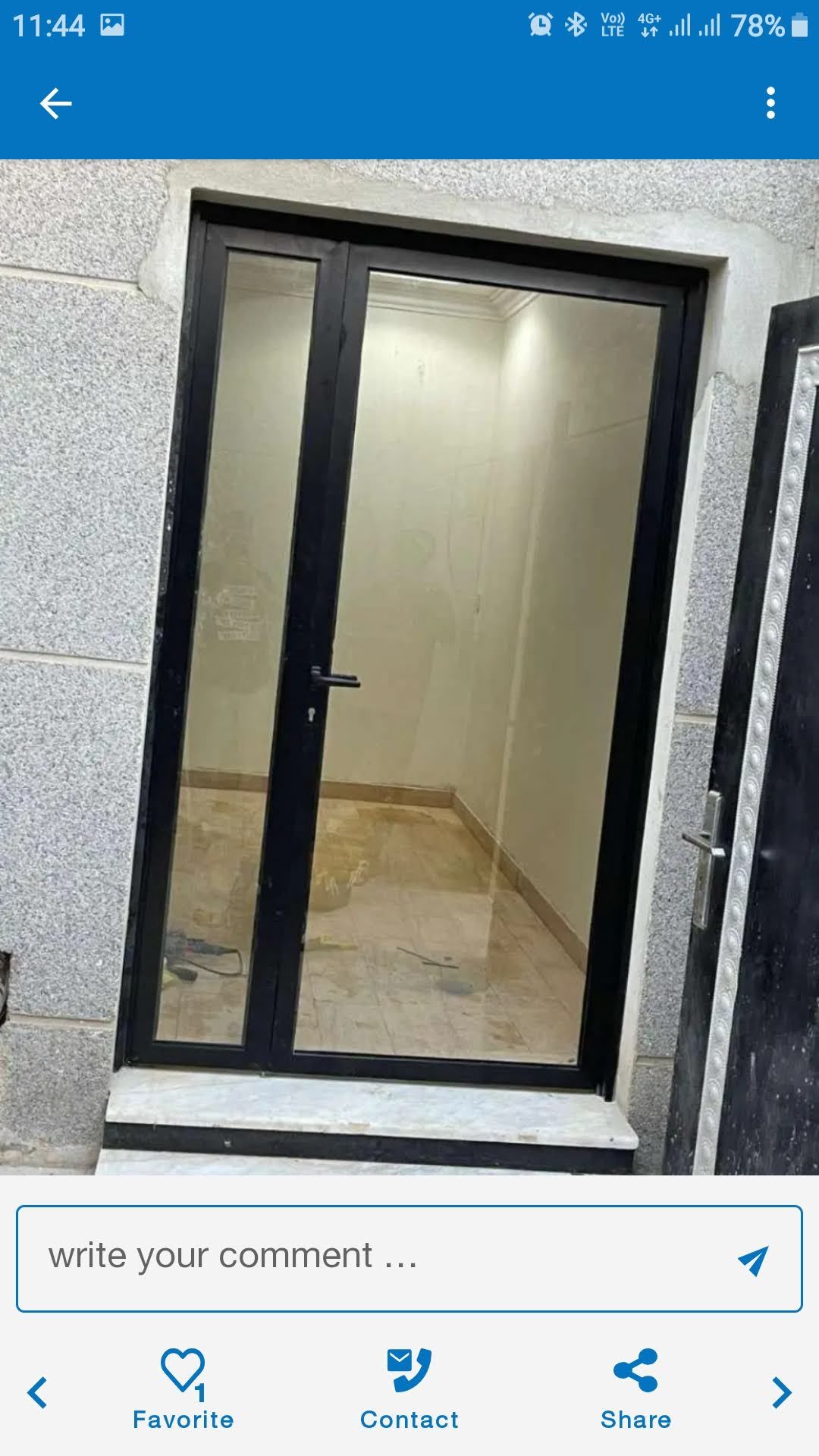 أبواب شبابيك المنيوم وزجاج سكريت