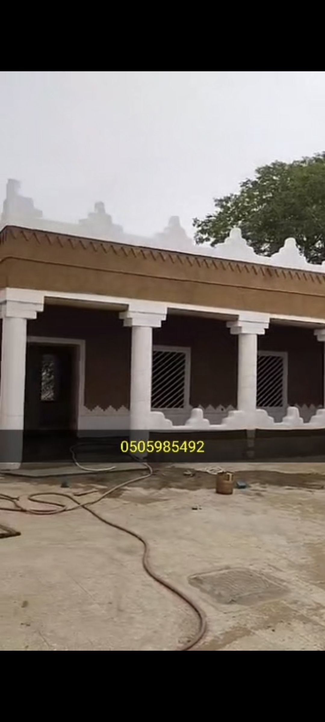 نشتغل جميع أعمال التراثية بنيان المجالس والمساجد و