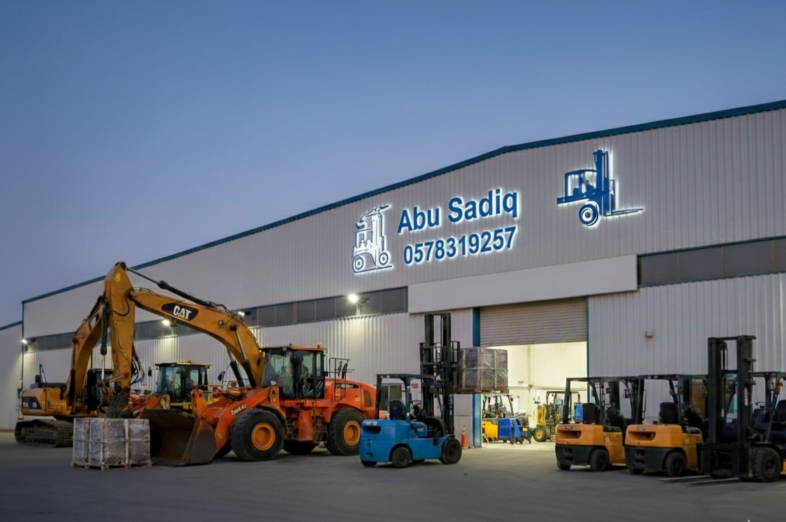 رافعه شوكيه للايجار بجميع انواعها شهري سنوي يومي