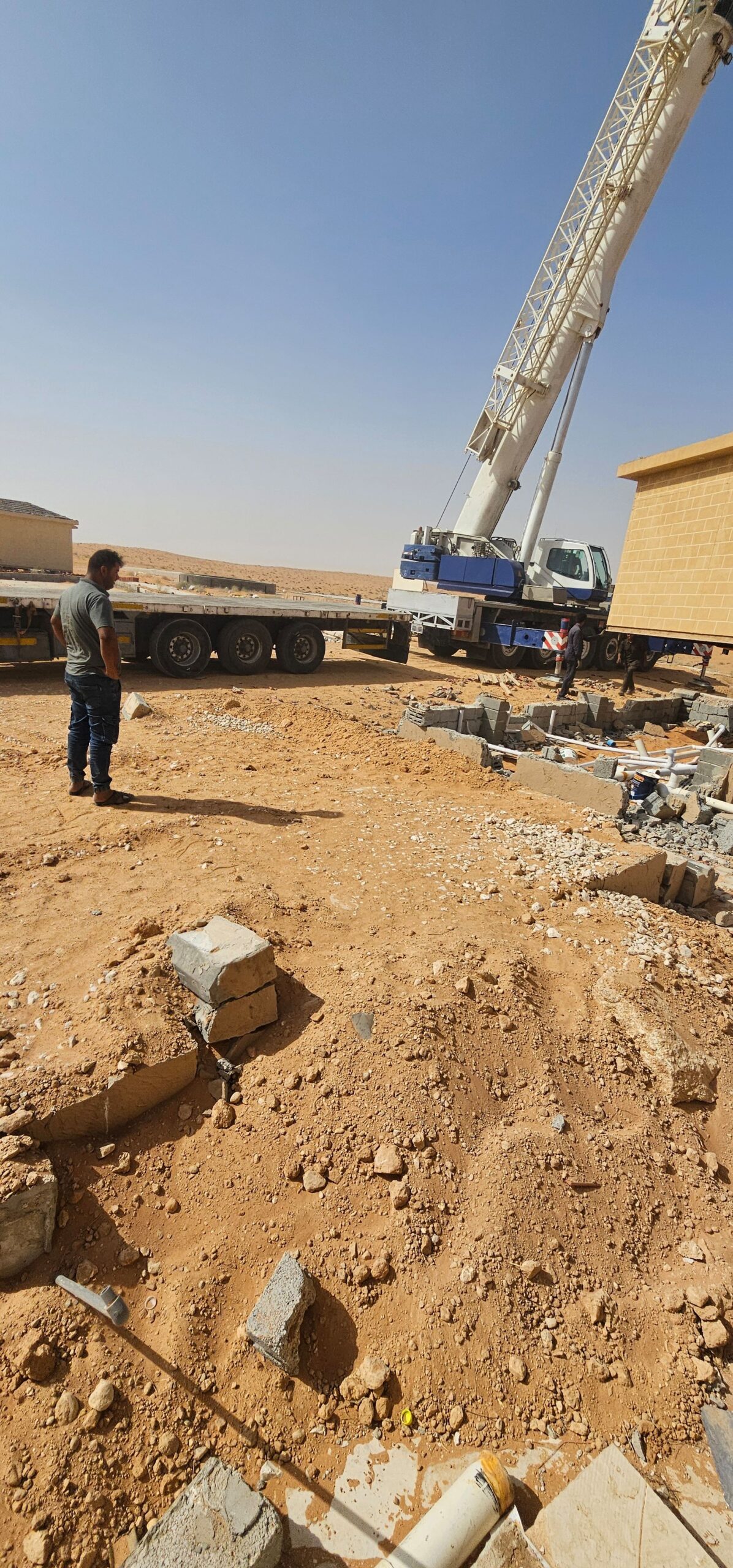 نقل بركسات غرف جاهزه سطحه ونش