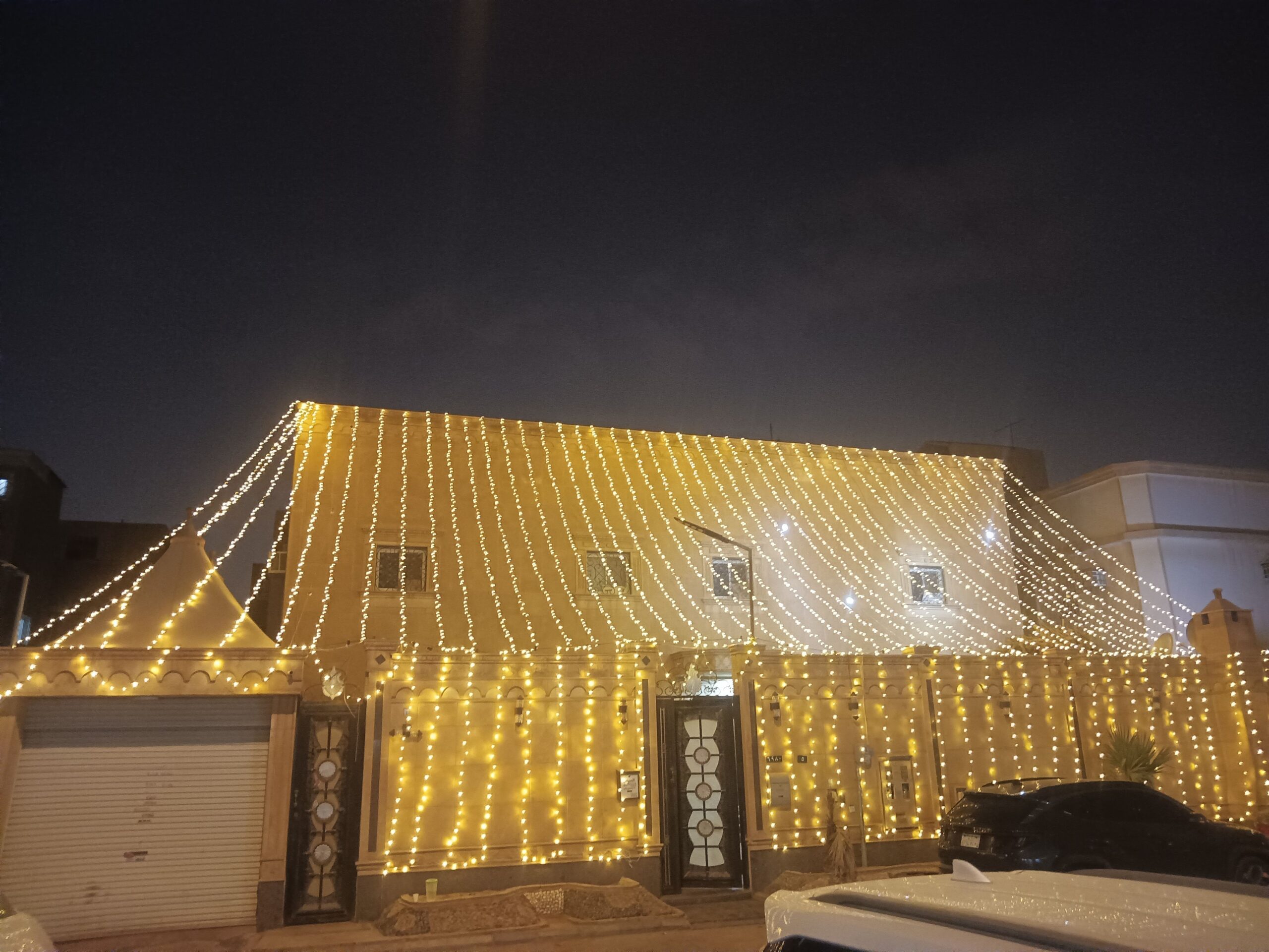 تركيب عقود زينه عقود اضاءه ليد شبكه كويتي لجميع ال