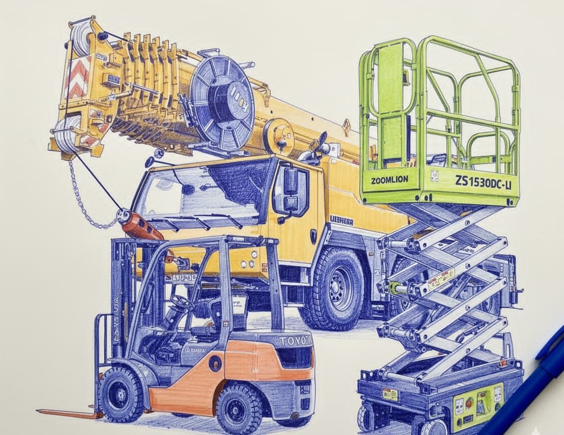 تأجير مان لفت سيزر لفت سقايل كهربائيه موديلات جديد