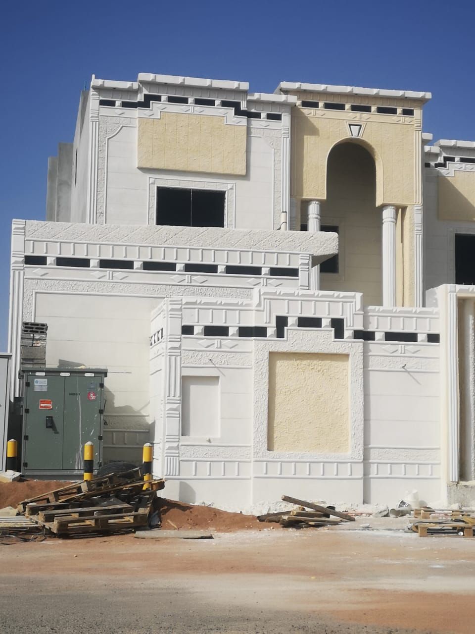 لياسه ملونه بديل الحجر الطبيعي واجهات خارجيه الاتو