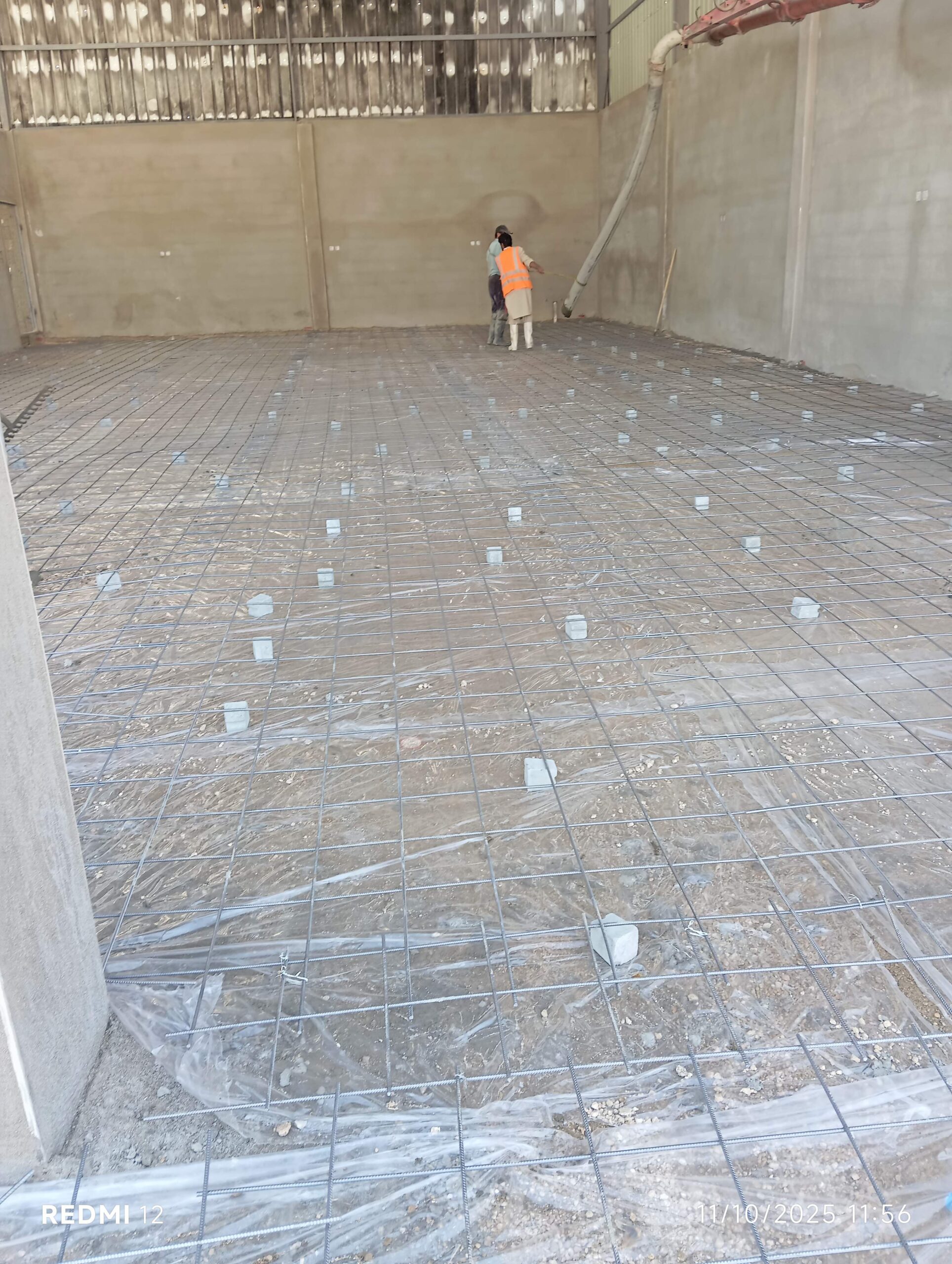 صبه مروحة ميول ، صبه نظافه ميزانيه برسلان سرامىك