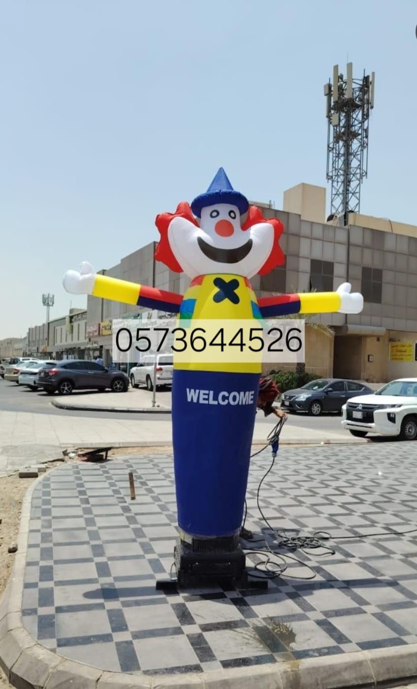 تاجير اجهزه الافتتاح بالونات راقصه كشافات سيتي كلر