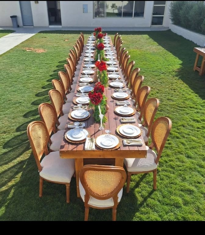 منصك حفلات تاجير كراسي وطاولات تاجير مداخل حلا