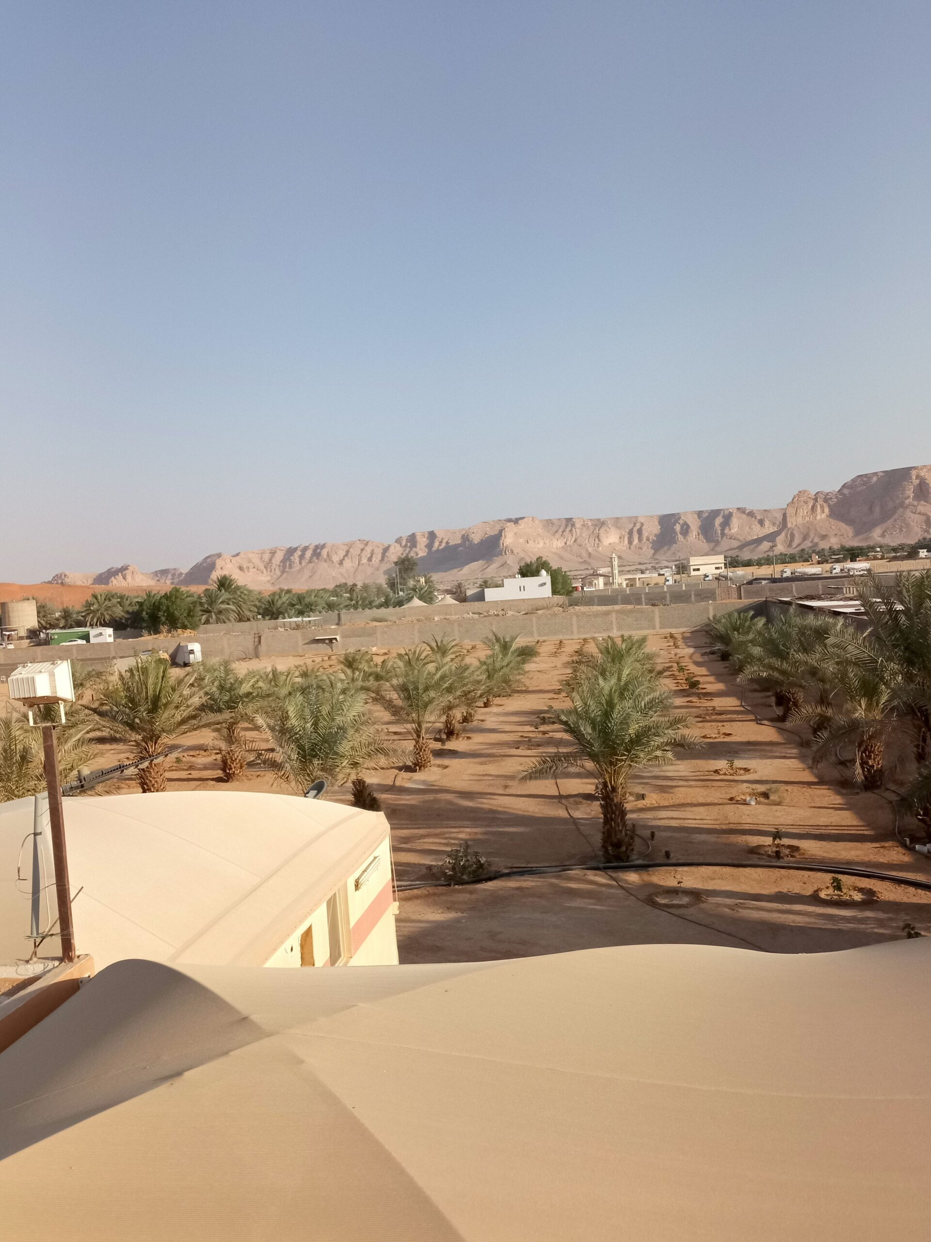 موجود عامل استراحه مزرعة سقي أشجار تنظيف