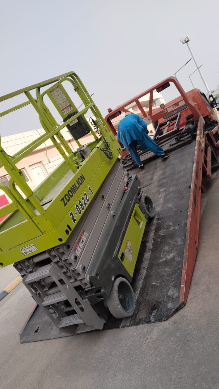 أنواع الروافع المتاحة: 1. روافع مقصية سيزر لفت): –