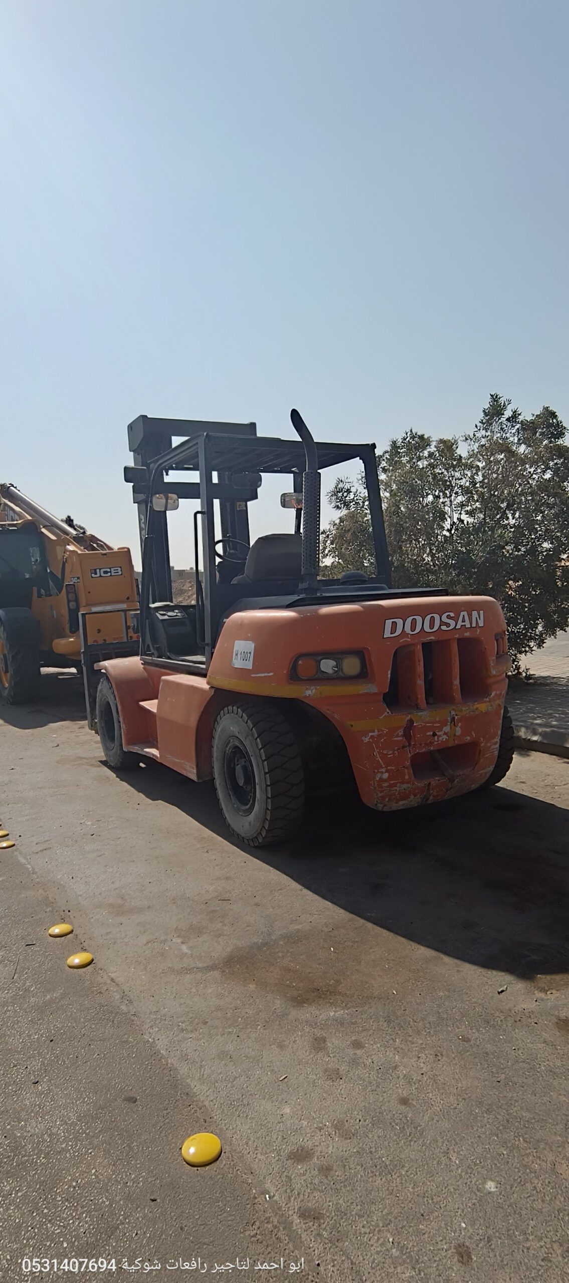 فوركلفت رافعة شوكية تليهندر تلسكوبية جي سي بي عرجا