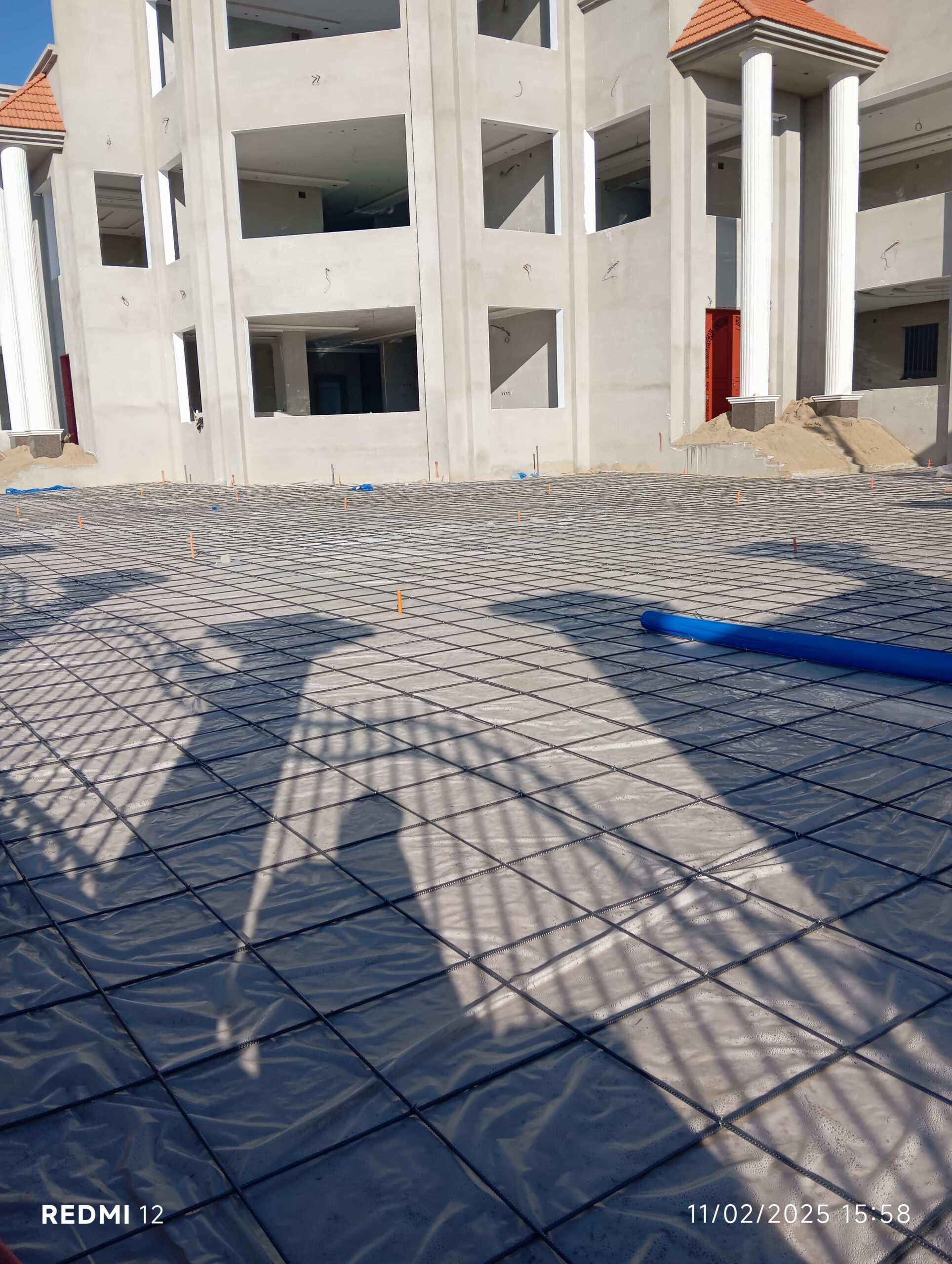 صبه مروحة ميول سطح ، صبه نظافه برسلان داخل عماره