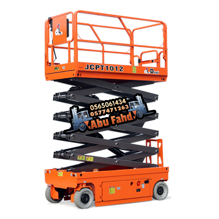 سيزرلفت 10متر كهرباء للايجار اليومي والاسبوعي والش