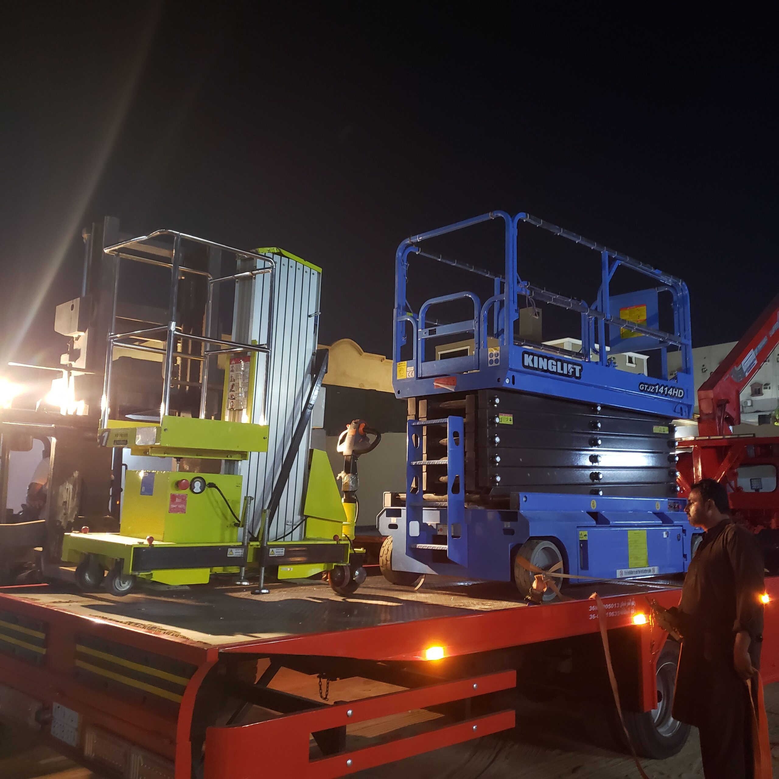 سيزرلفت ومان لفتات وتاورلايت ورافعه شوكية فوركليت