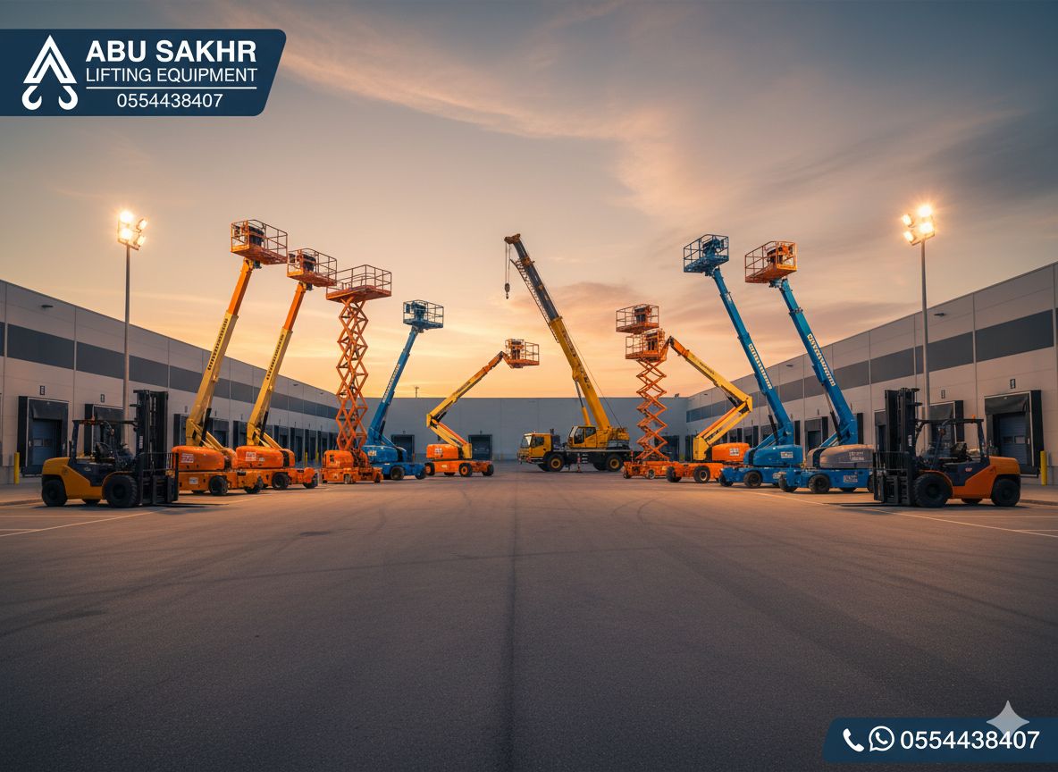رافعه مقصية كهرباء متوفرلدينا جميع المعدات اللايجا