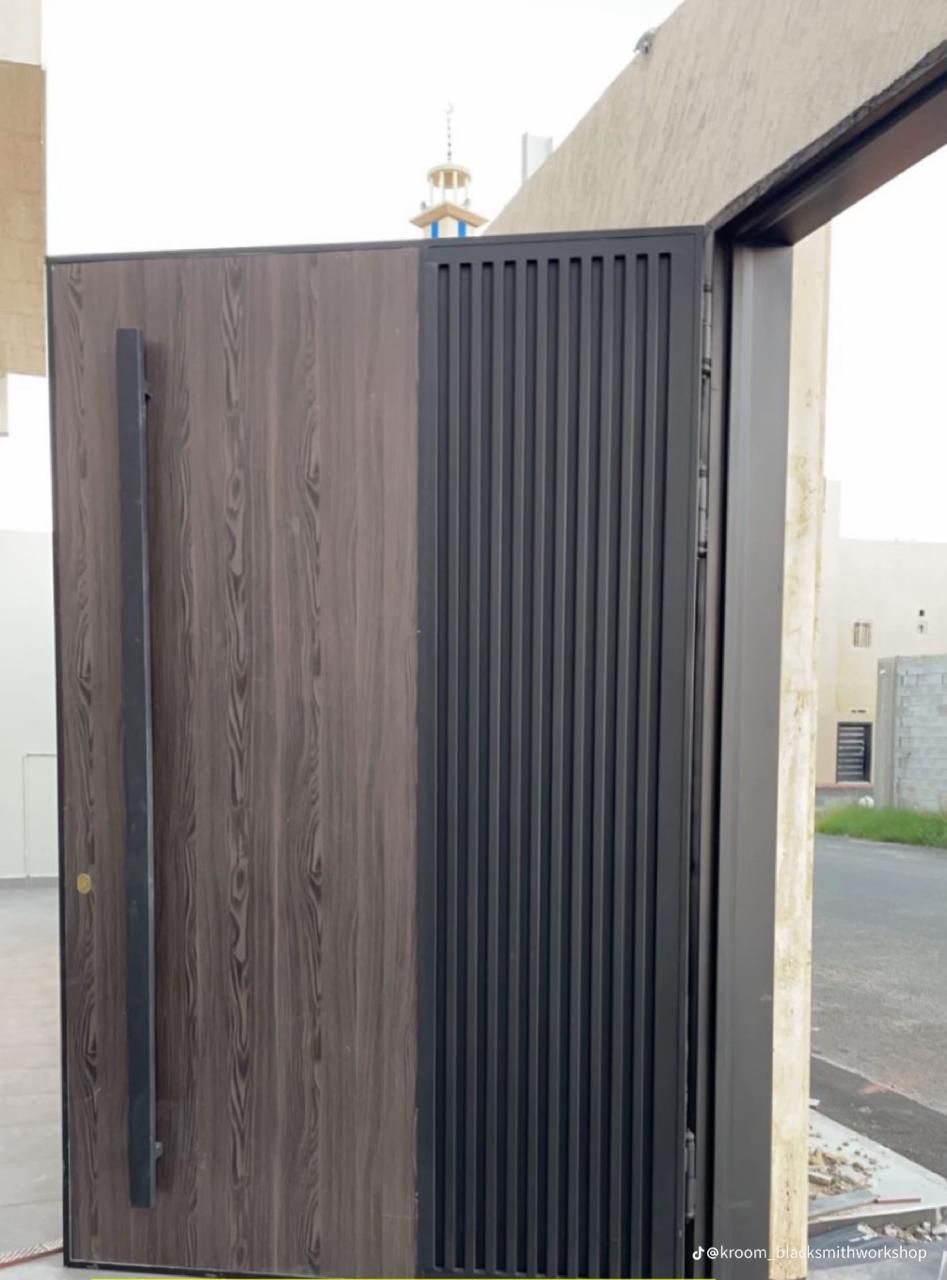 مصنع ابواب حديد وتربزينات حديد وستيل وشبابيك المني