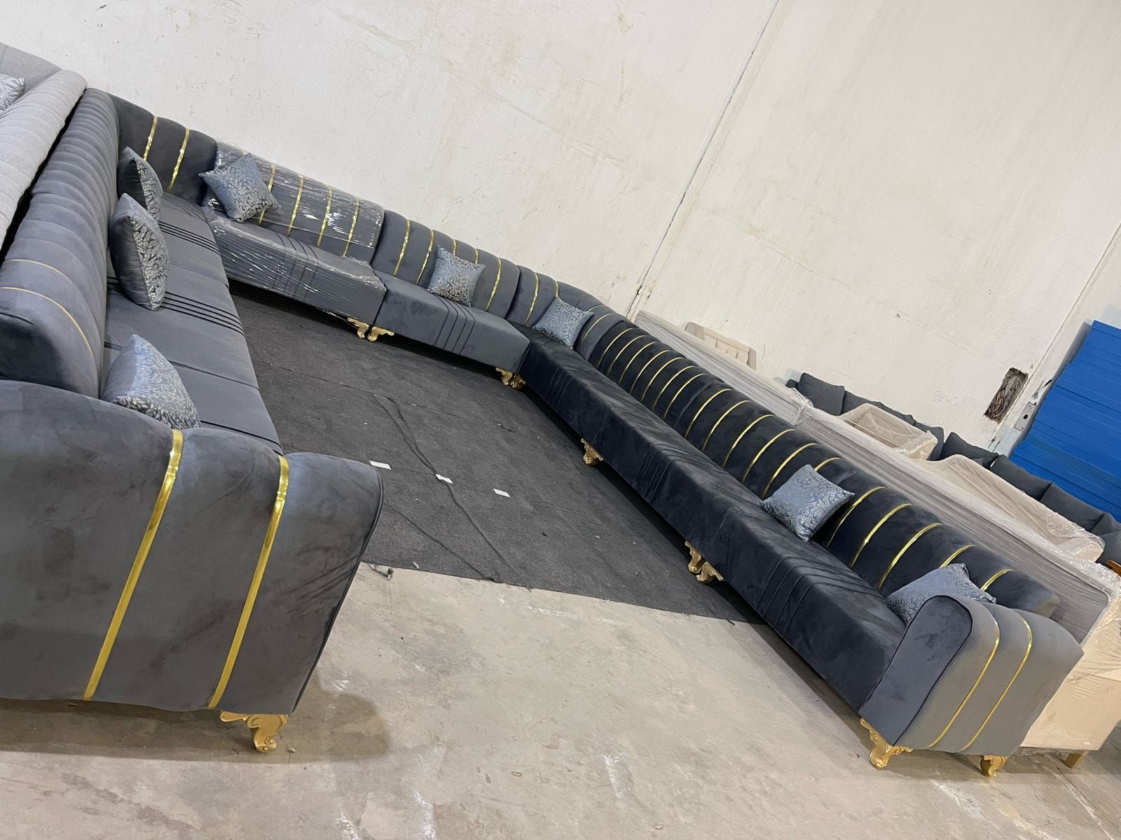 كنب جديد جاهز وتفصيل احدث وارقي الموديلات مع التوص