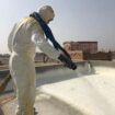 عوازل اسطح مائي يمنع تسرب الماء الامطار وعكس الحرا