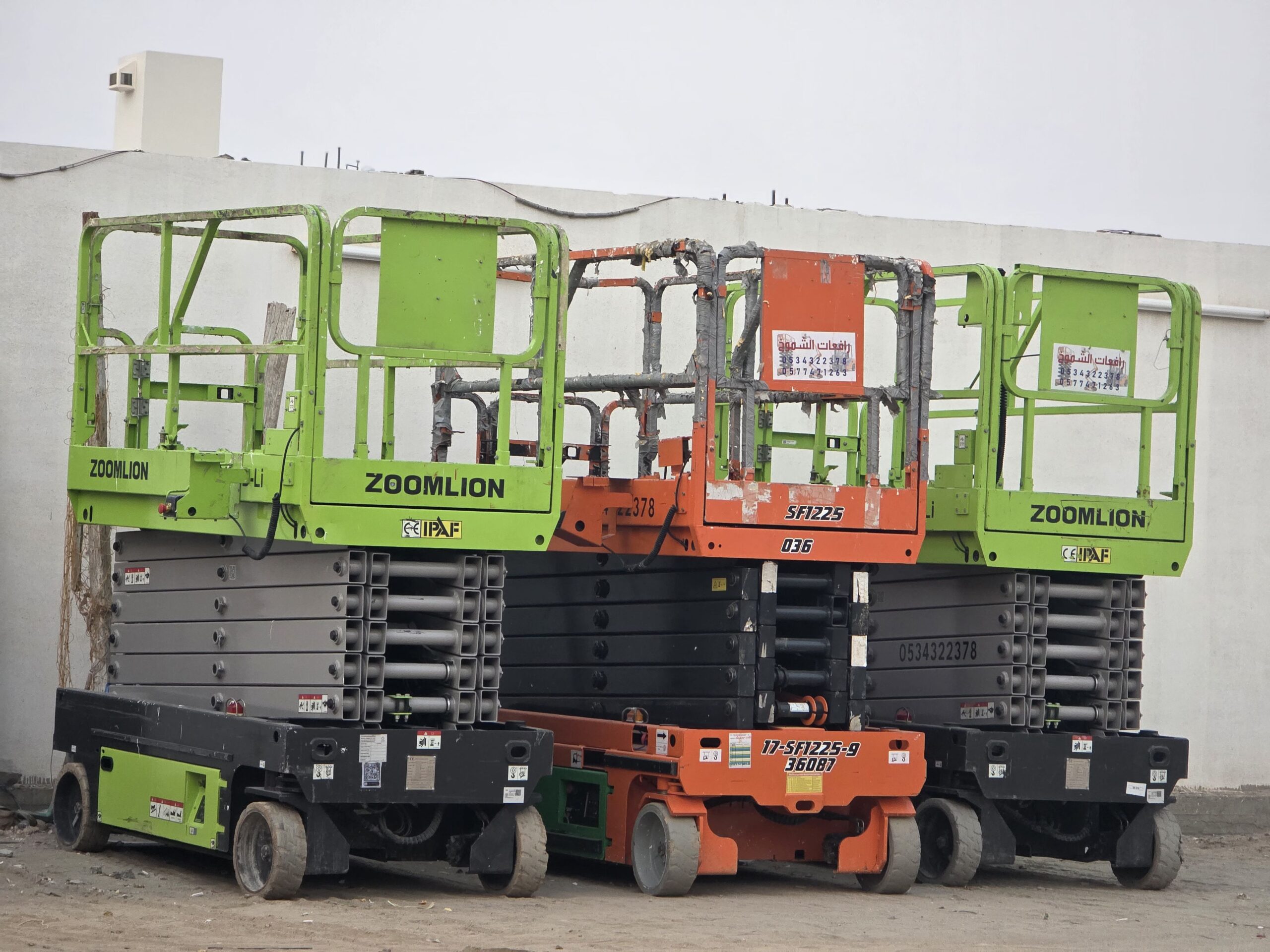 رافعة مقصية 12متر للايجار سيزرلفت 12متر للايجار را