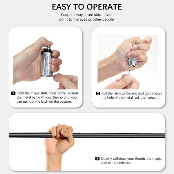 عصا معدن سحرية متعددة الاستخدامات . توصيل لكافة أن