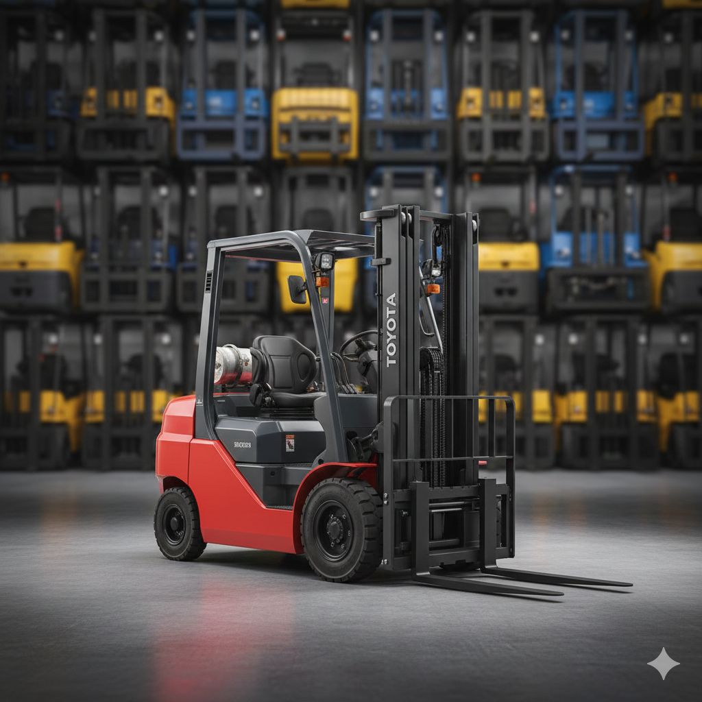 رافعات شوكيه فوركلفت للايجار سيزرلفت للايجار