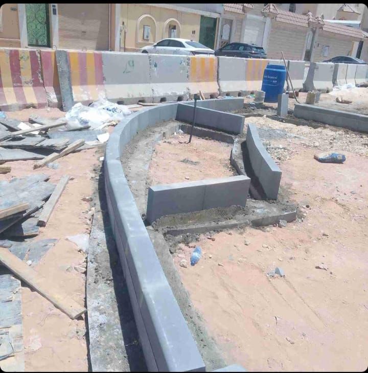 حجر عشوائي وبلاط واندر لوك وبندوره