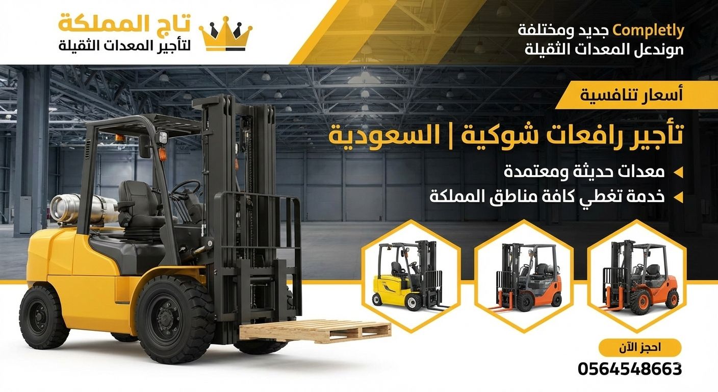 فوركلفت للإيجار في الدمام رافعات شوكية الرياض الدم