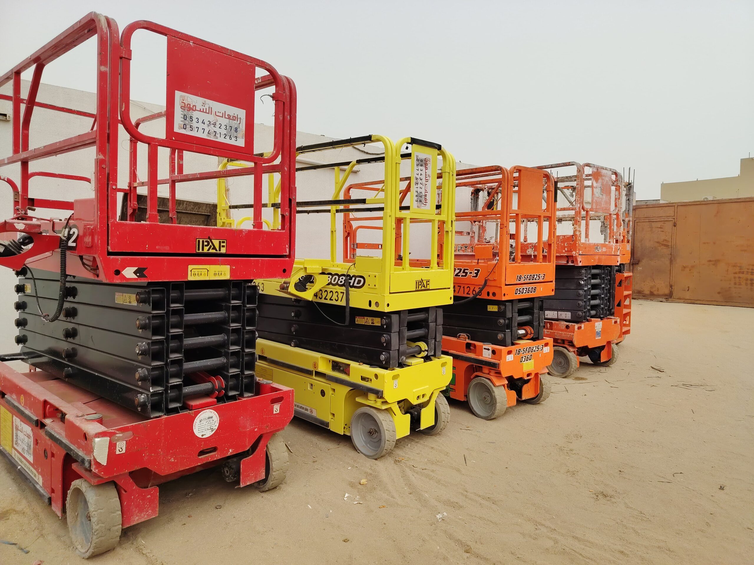 سيزرلفت8متر للايجار موديل حديث باسعار مناسبة اوراق