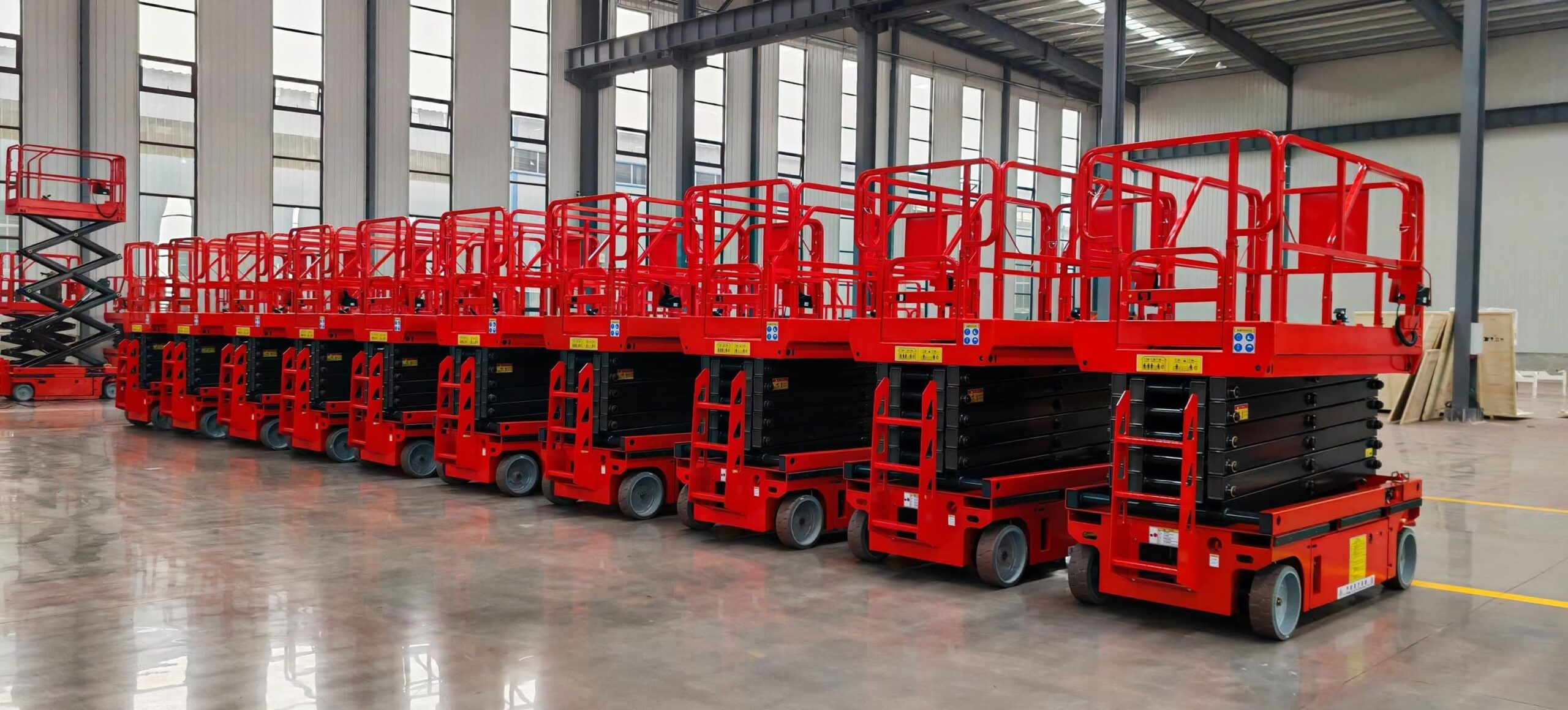 سيزر لفت مقصية كهرباء وديزل مان لفت 6متر8متر 10متر