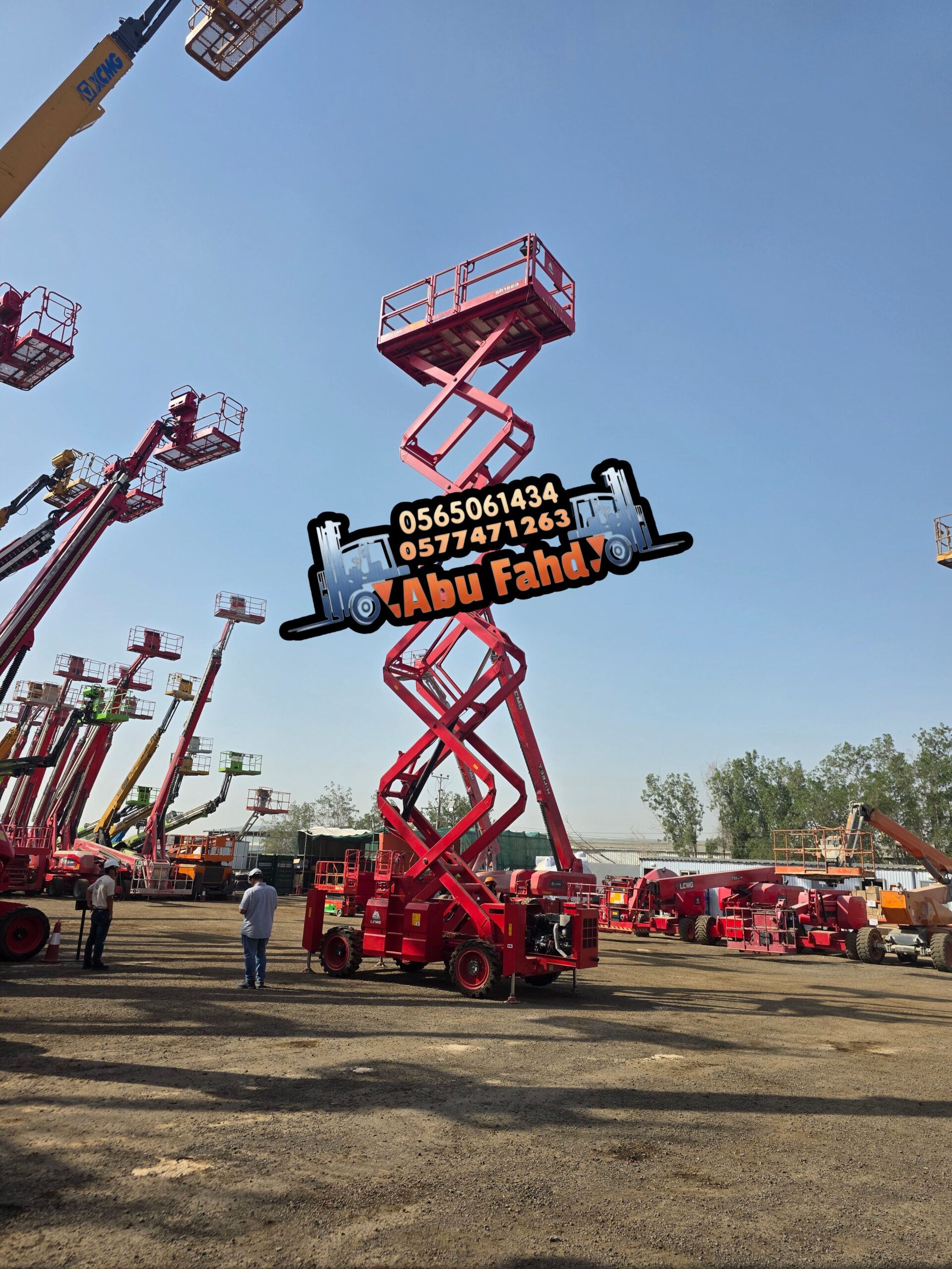 سيزر لفت و مانلفت وكرينات وبوبكات وجي سي بي وتاور