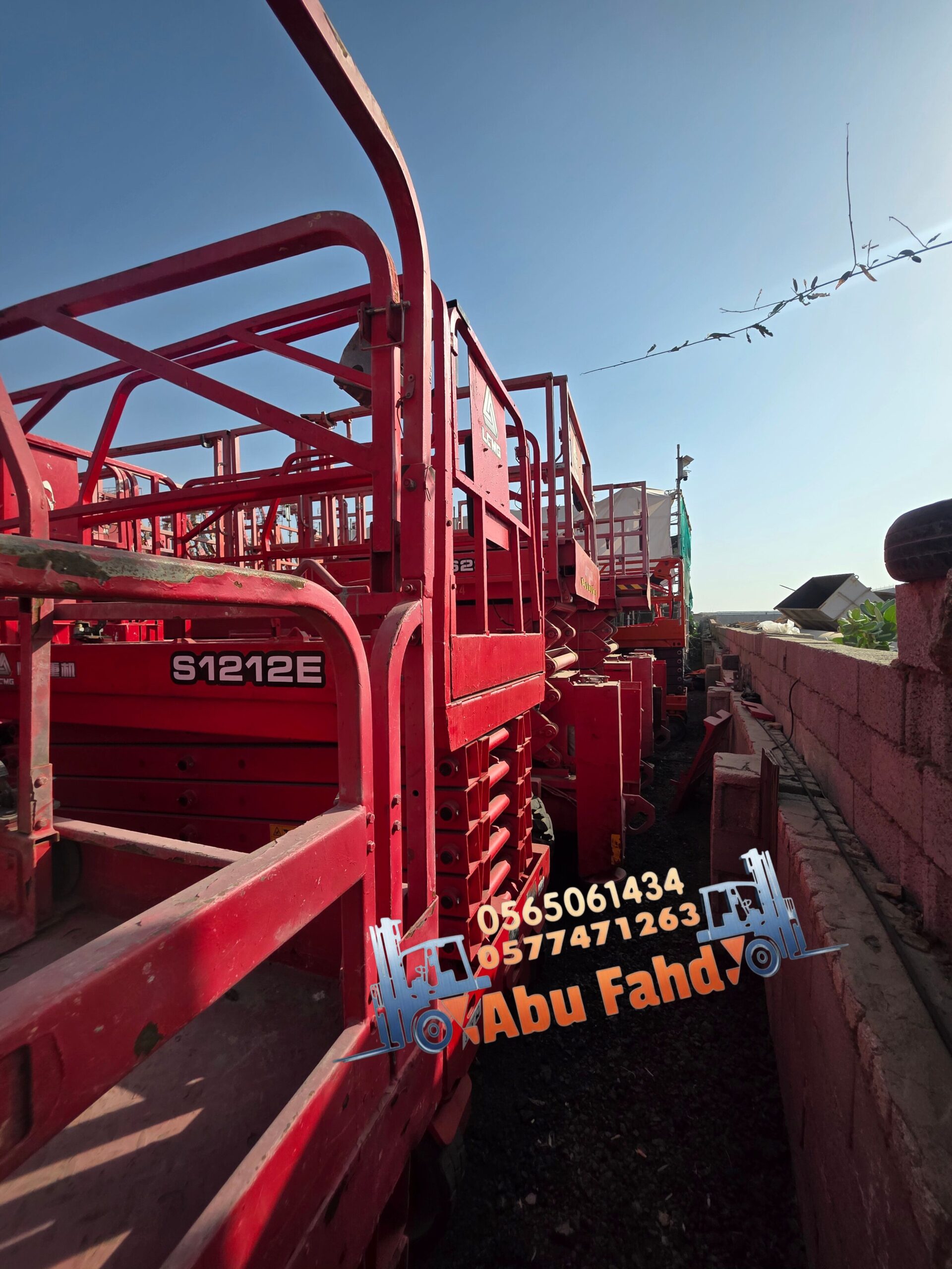 سيزرلفت 12متر للايجار سيزرلفت 10متر للايجار سيزرلف