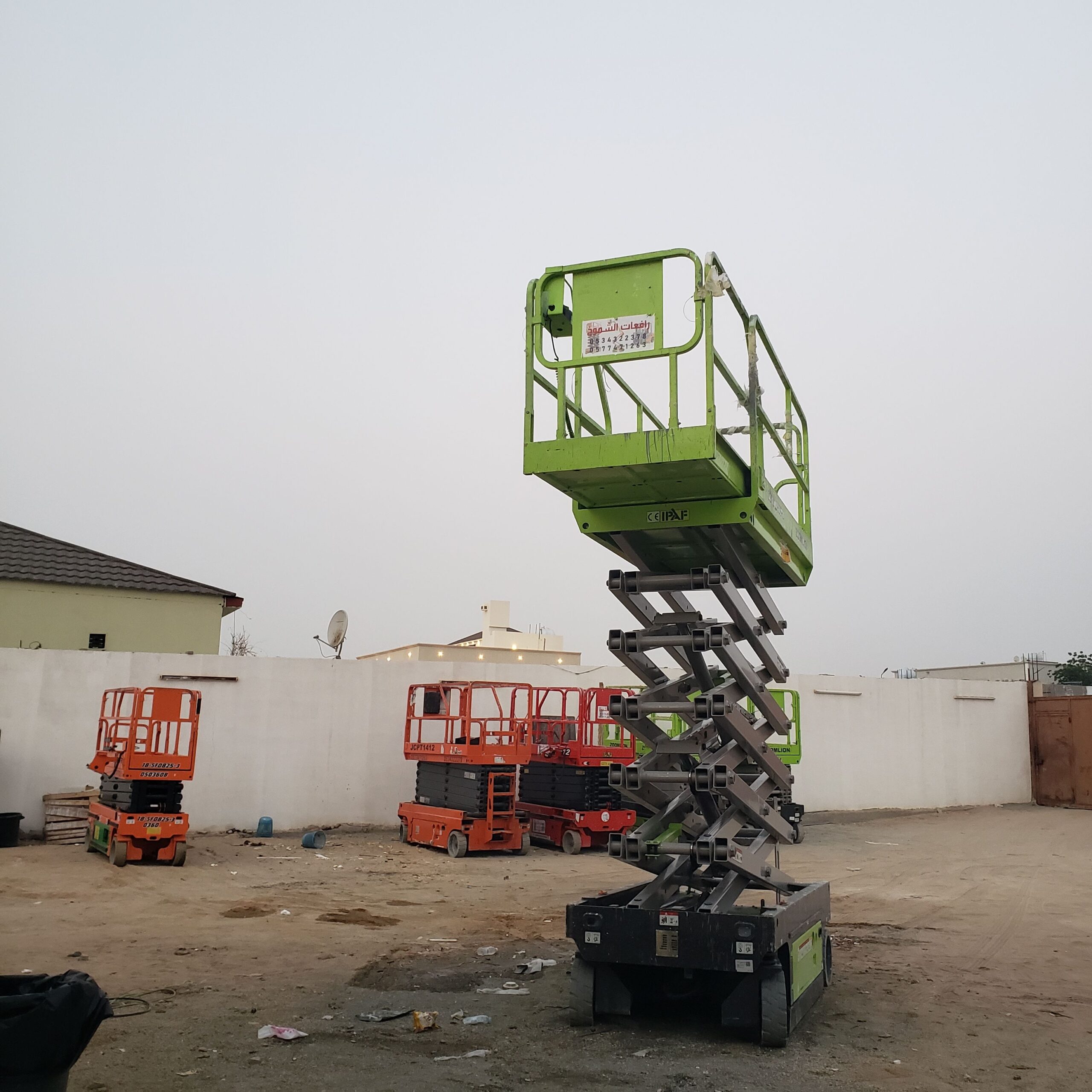 سيزرلفت مقصيه كهرباء وديزل مان لفت 14 متر16 متر18