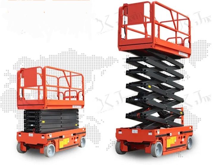 سقالات كهربائيه للايجار رافعات مقصية للايجار #سيزر