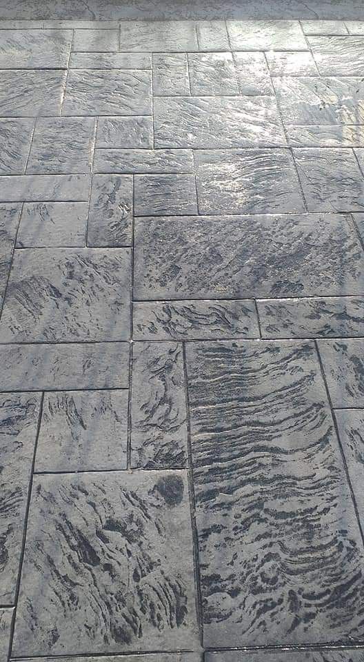 سقف ايبو كسي خرسانه صبة س ريت مطبوعه الملونة صبه م