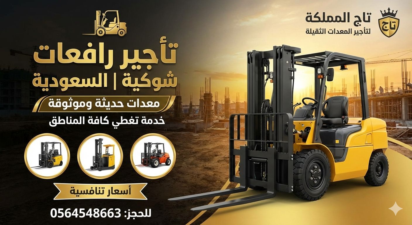 فوركلفت للإيجار في الدمام رافعات شوكية الرياض الدم