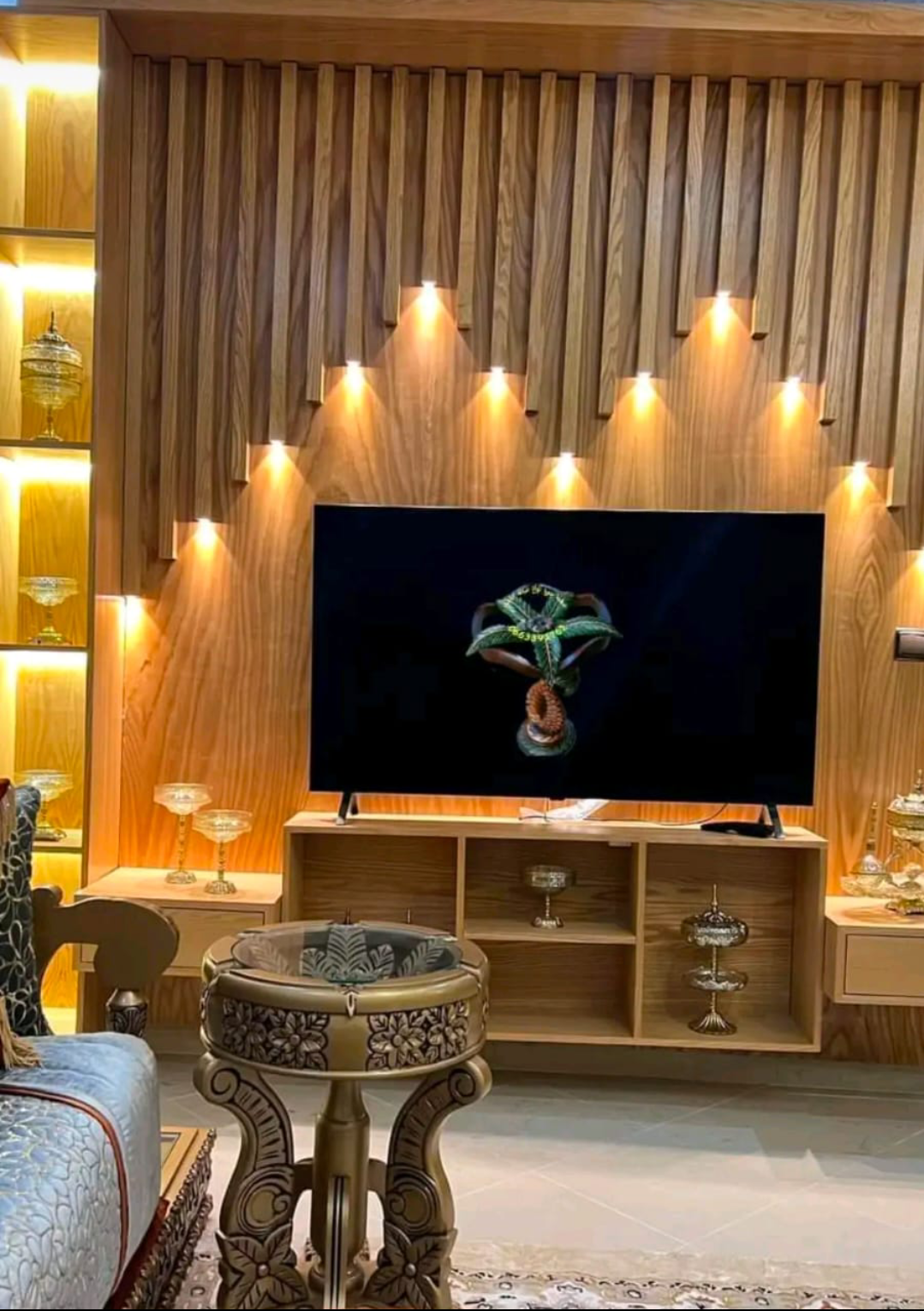 مطابخ المنيوم وخزائن خشبيه وديكورات