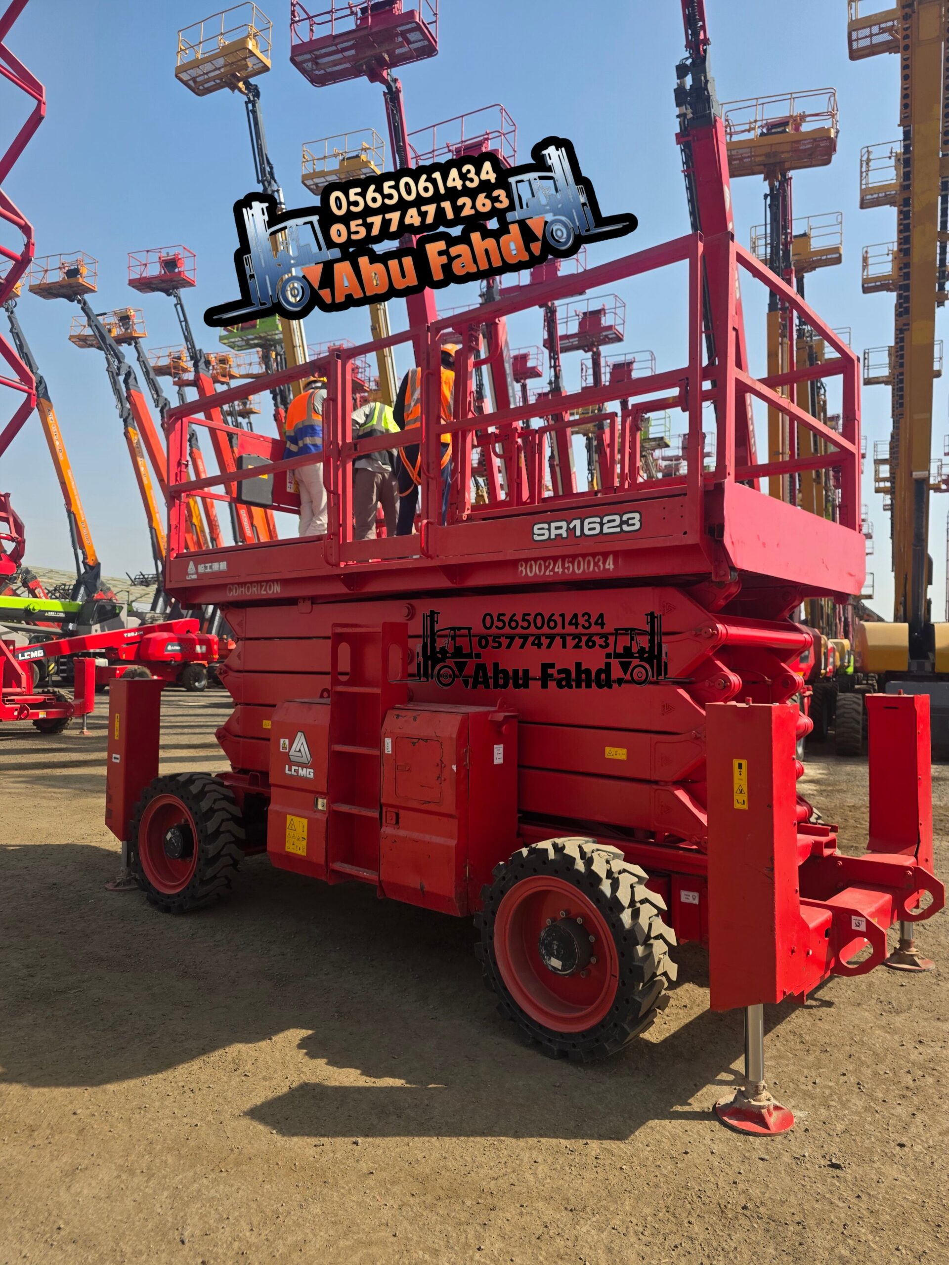 سيزر لفت و مانلفت وكرينات وبوبكات وجي سي بي وتاور