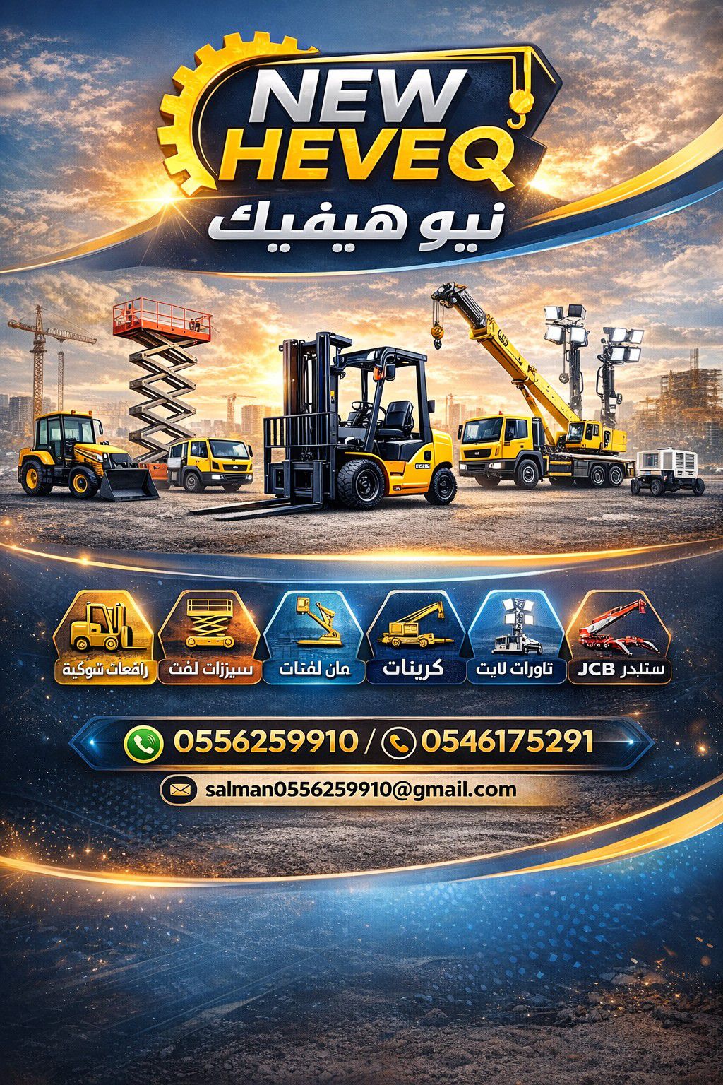 سيزرلفت للايجار مان لفت للايجار رافعات شوكية للايج