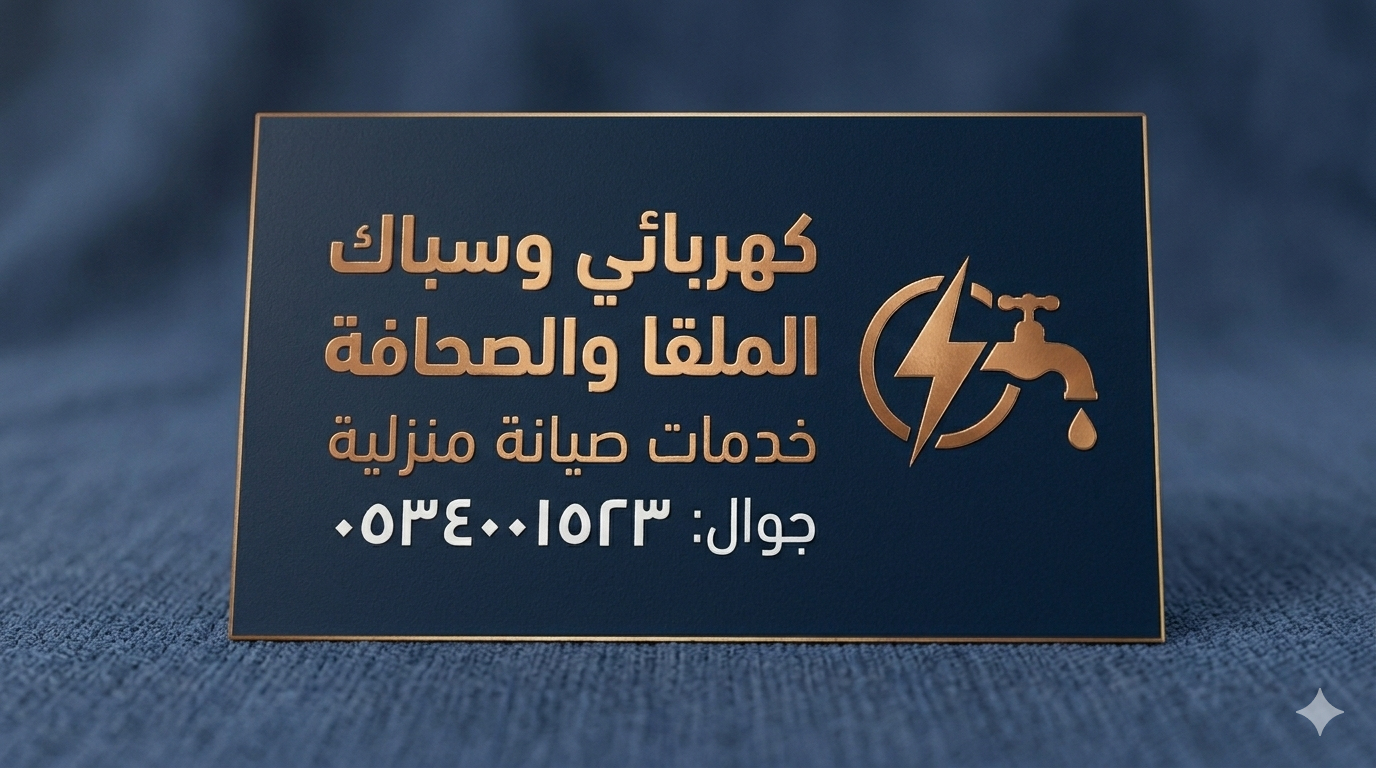 سباك كهربائي خدمات منزليه الملقا