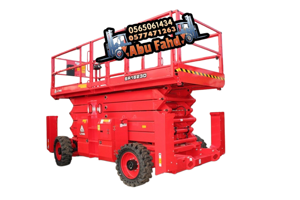 سيزرلفت 18متر ديزل للايجار جده مكه المكرمة رافعات