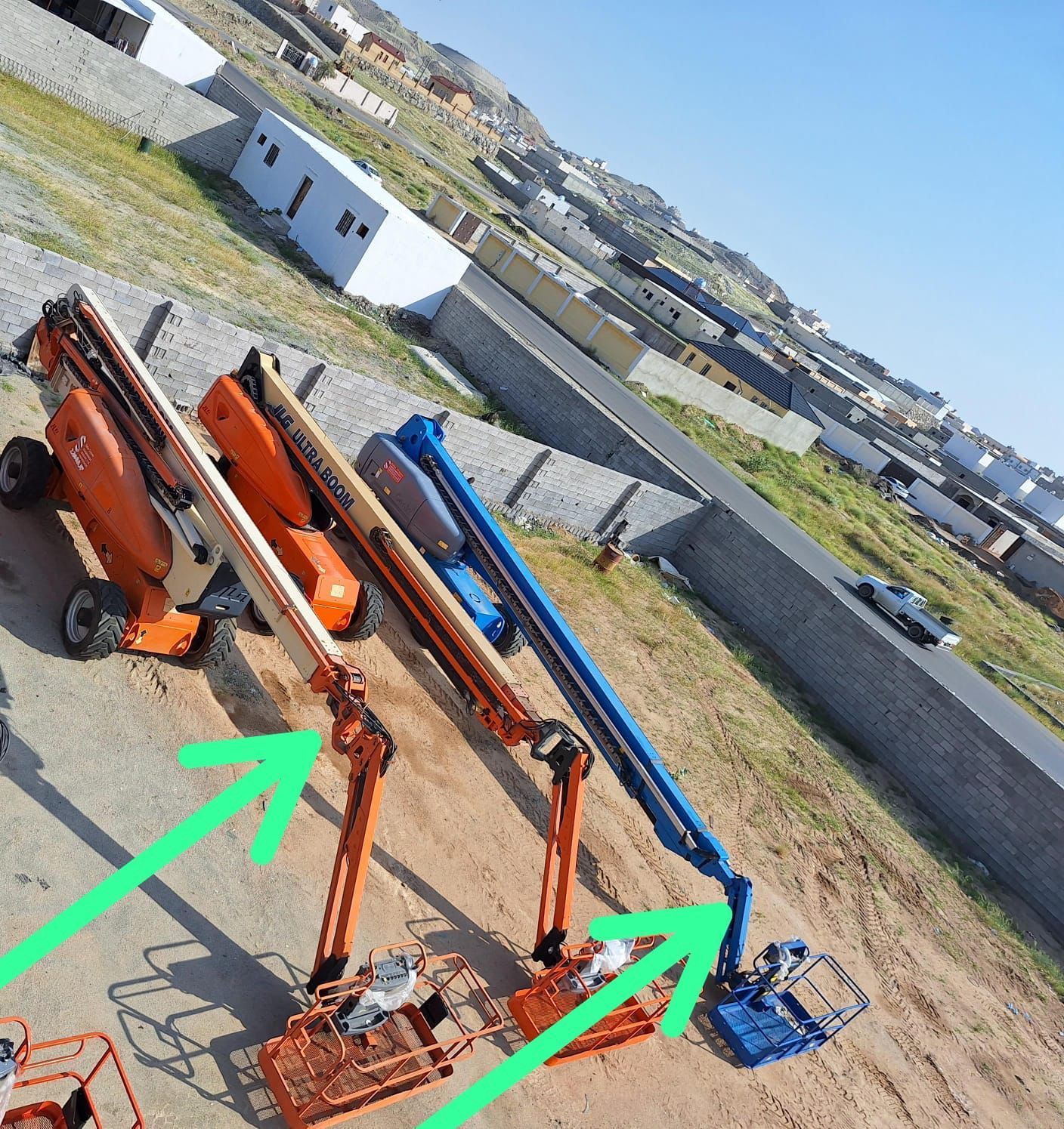 سيزر لفت مانلفت كرين فوركلفت للايجار